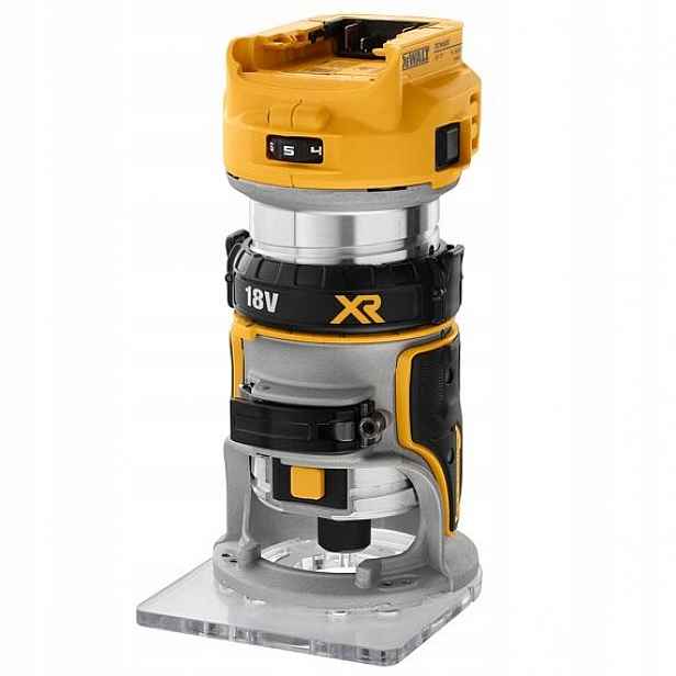 DeWalt DCW600N aku ohraňovací frézka 18V, 16000-25500 ot./min., bez základn