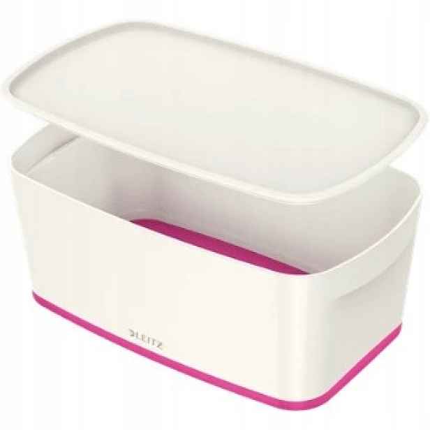 Kontejner Leitz MyBOX 318x128x191 mm Bílo-růžový