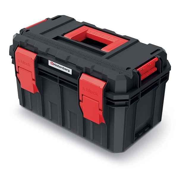 Prosperplast Kufr na nářadí ESE BLOCKED PRO 45x28x26,4 cm černo-červený