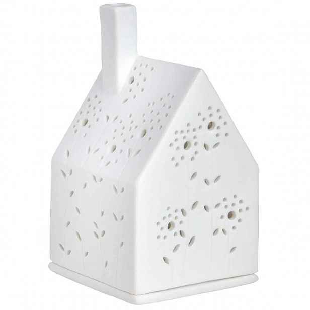 Räder Bílý porcelánový svícen DOMEČEK MEADOW