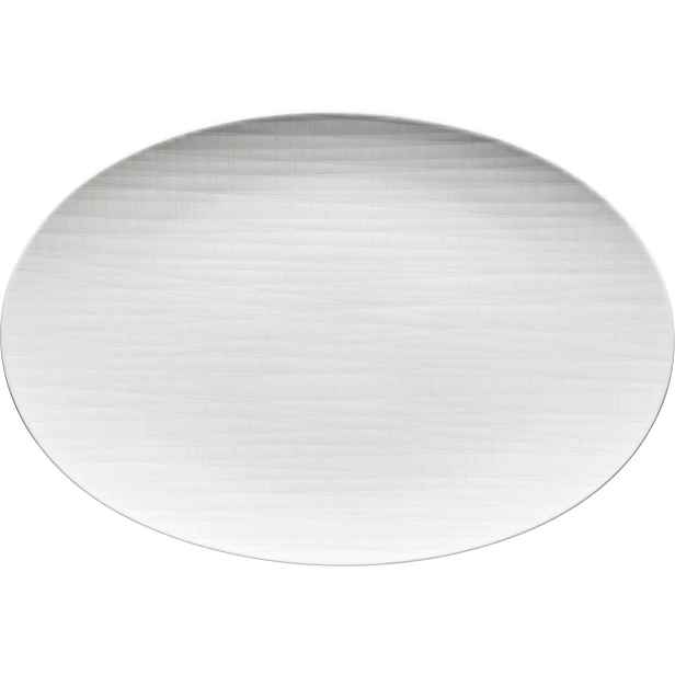 Talíř oválný Rosenthal Mesh 35x26 cm, bílá