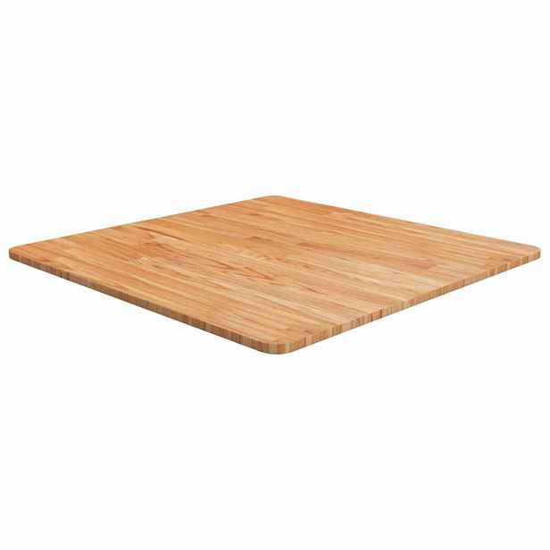 vidaXL Čtvercová stolní deska světle hnědá 70x70x1,5 cm ošetřený dub
