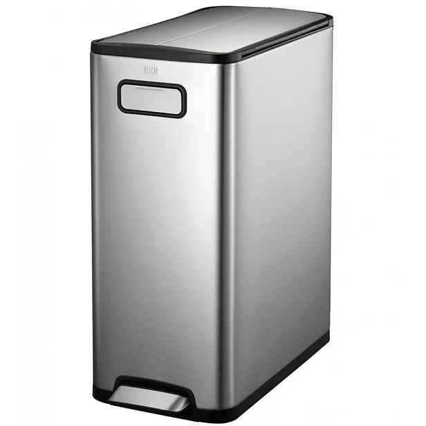 Odpadkový koš Eko Ecofly 20+20l inox mat 937740