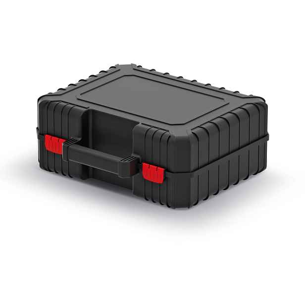 Prosperplast Kufr na nářadí HARDY 38,4 x 33,5 x 14,4 cm černo-červený