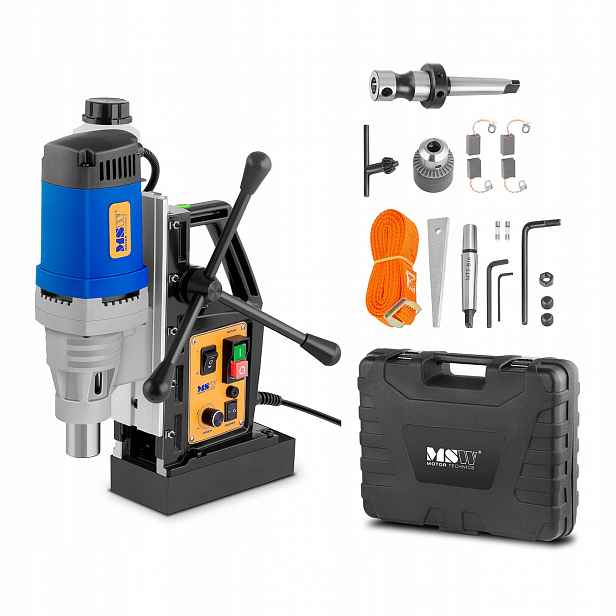 Magnetická vrtačka s magnetickou nohou Kufr 1680W MSW-MD60-PRO