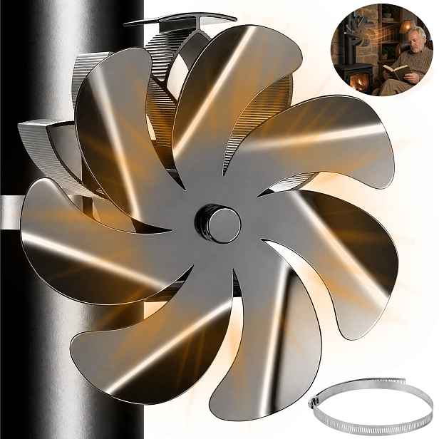 Krbový Ventilátor Se 7 Listy, Bezpečnostní Ochrana Proti Přehřátí