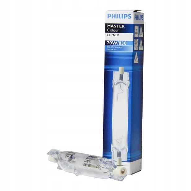 Lampa Philips Cdm-td 70W 830 RX7s 230V 3000K žárovka mastercolour 6000lm