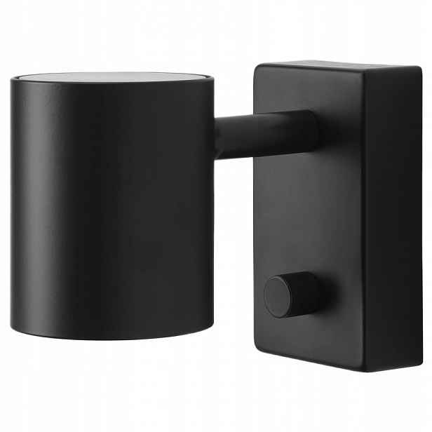 Nástěnná lampa na čtení s pevnou montáží GU10 nastavitelná Ikea Nymåne antracit