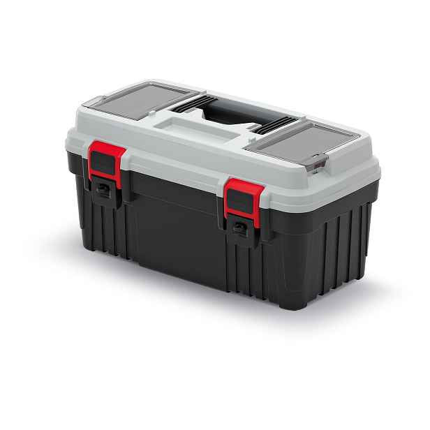 Prosperplast Kufr na nářadí OPTIMMAX II černo-šedý, varianta 29,6 cm