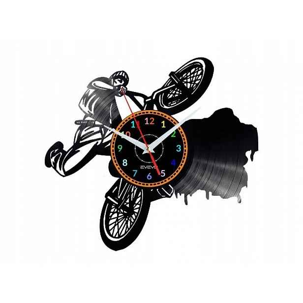 Bmx Dárek Originální dekorace do domu Hodiny z vinylové desky