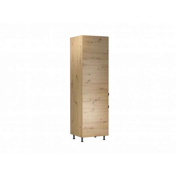 Skříň na vestavnou lednici VALEN - šířka 60 cm, dub artisan