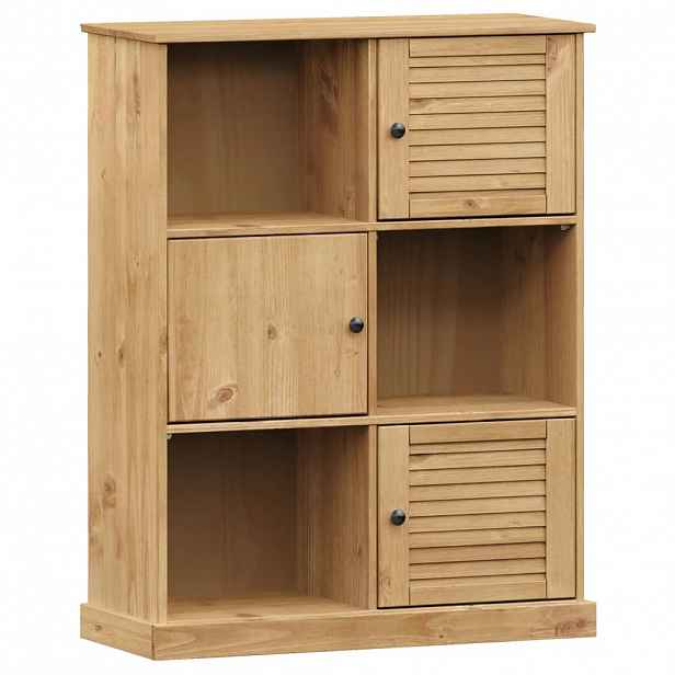 vidaXL Knihovna VIGO 90 x 35 x 114,5 cm masivní borové dřevo