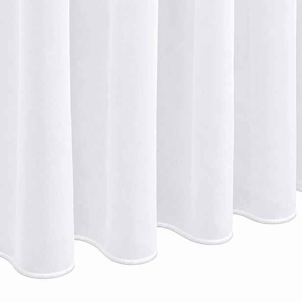 250x150 Záclona mléčná voál připravená s páskou do obývacího pokoje Cud