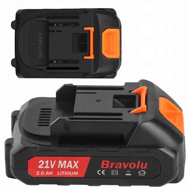 Akumulátor Baterie Lithium-ionová 21V 2.0Ah Rychlé nabíjení Bravoluu