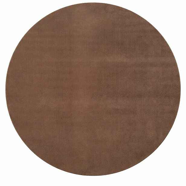 Kusový koberec Joy 1400 mocca kruh, 80x80 (průměr) kruh, hnědá, chodba / předsíň, Ayyildiz