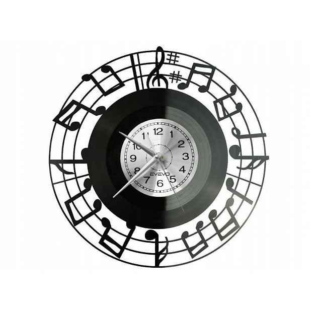Noty Hudba Vinyl Nástěnné Hodiny Vinylová Deska Dárek Památka K Narozeninám