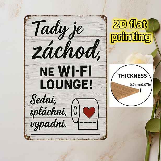 TEMU 2D Plochá, 1 Vintage České Logo Dřevěná Nástěnná Dekorace - Vintage České Písmeno Dřevěná Cedule, Vhodná pro Vnitřní/Venkovní Použití, Sváteční