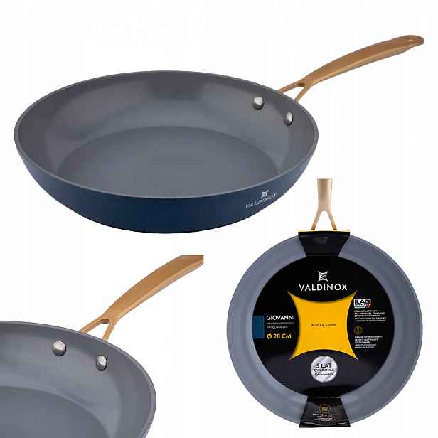 Velká nepřilnavá pánev na indukci a plyn Valdinox Giovanni 28 cm
