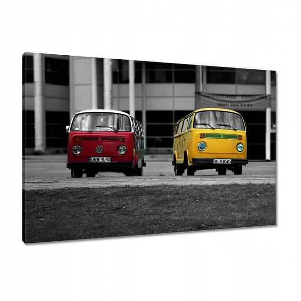 Obrazy 90x60 Červená a žlutá Vw