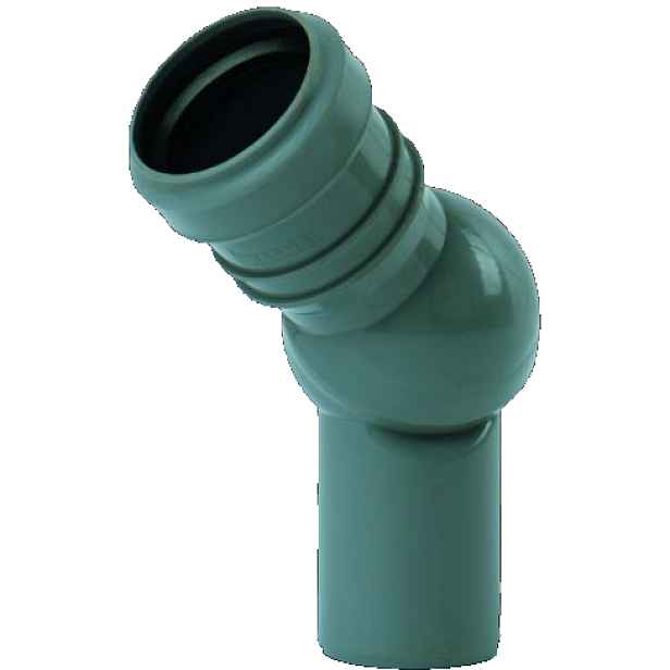Koleno nastavitelné s kloubem HTB DN 50 0-90°