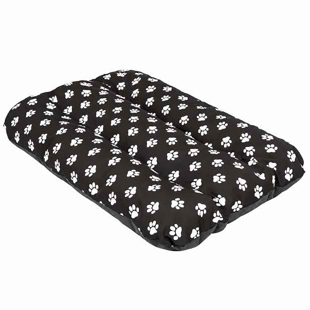 Matrace pro psy BELFORT tlapičky černá M, L, XL Rozměr: XL-115x80 cm