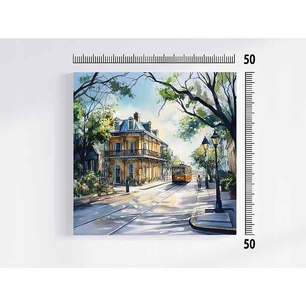 Obraz Na Plátně Canvas Město New Orleans Usa Ulice Koloniální Styl 50x50