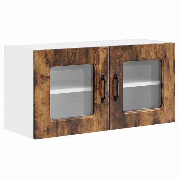 vidaXL Krycí deska myčky na nádobí Kalmar Kouřový dub 80 x 31 x 40 cm
