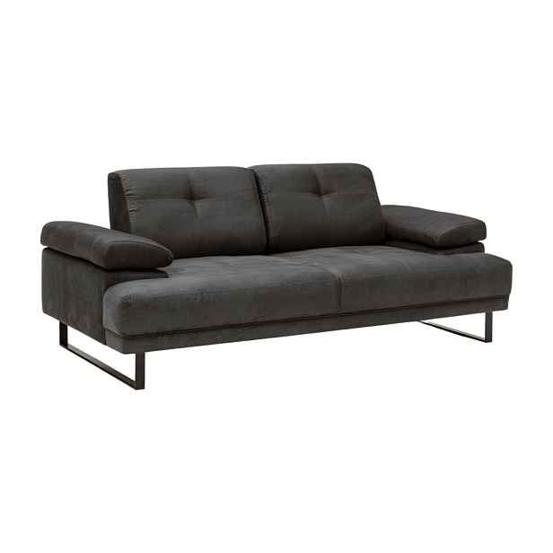 Hanah Home Dvoumístná pohovka Mustang 199 cm antracitová