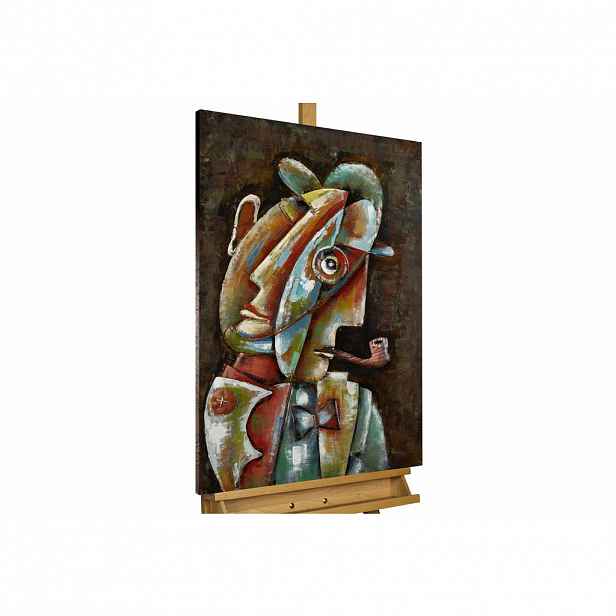 KUNSTLOFT KOVOVÝ OBRAZ NOC DVACÁTÝCH LET, 60/90 CM