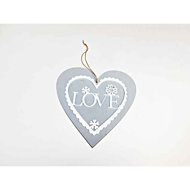 PROHOME - Dekorace srdce Love 20cm