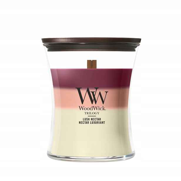 Střední vonná svíčka WoodWick Lush Nectar