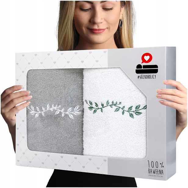 Sada osušek jako dárek z froté, 2 kusy, 70x140, Luba, sada