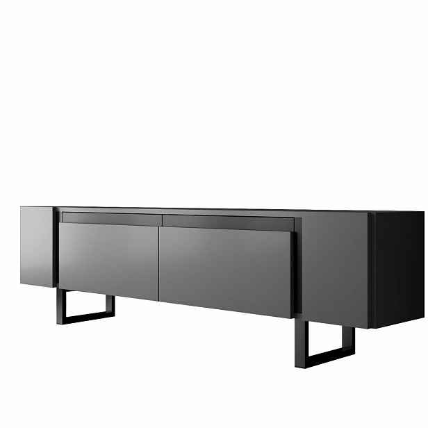 Televizní stolek Yildiz Anthracite and Black