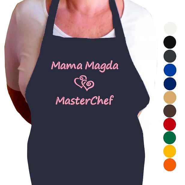 Zástěrka Masterchef Zástěra Dárek Pro Maminku Ke Dni Matek Tchýně Jméno