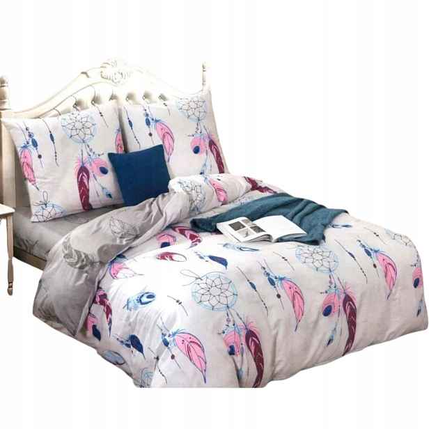 Povlečení souprava Elway 200x220 2x70x80cm 100% Bavlna Silný Měkký Satén
