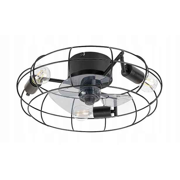Stropní svítidlo s ventilátorem 3xE27 industriální Cadmus Rabalux 71043