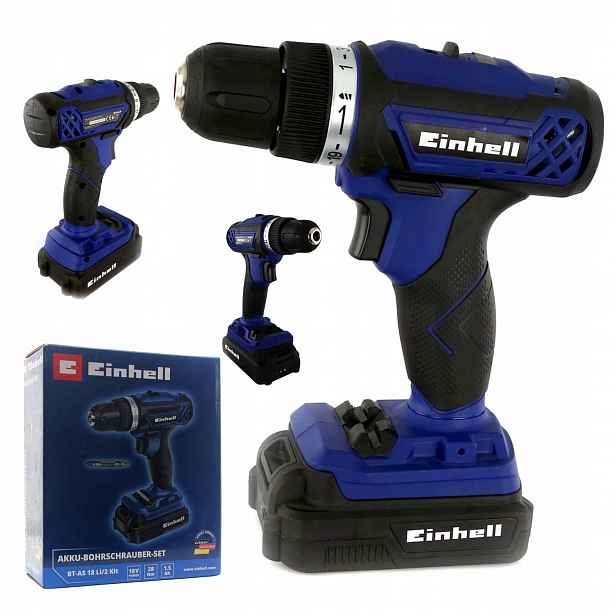 Aku Šroubovák Einhell Bt-as 18 Li/2 Kit 18 V 1500 mAH