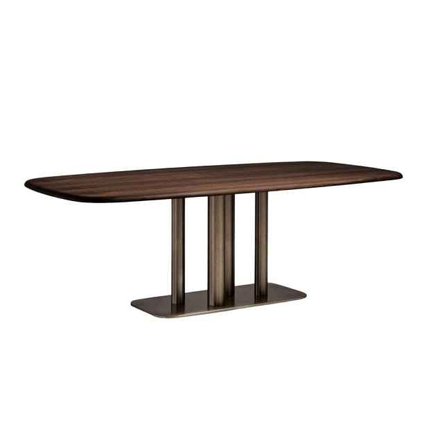 Jídelní stůl v dekoru ořechu 100x180 cm Melvar – Kave Home