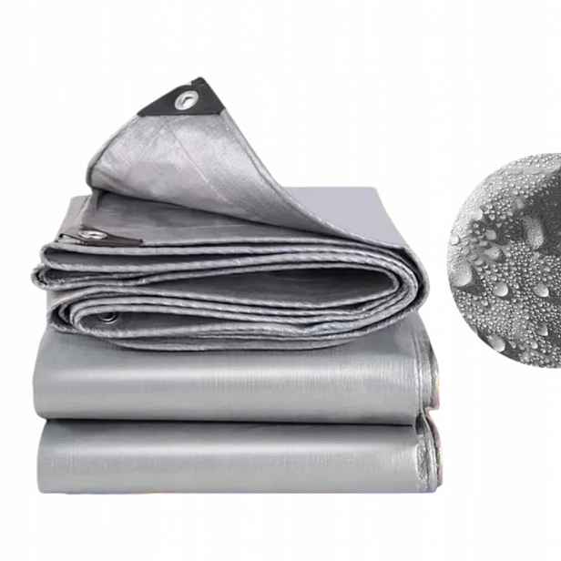 Ochranná Plachta 3x2 M 650G/M2 S Ochrannými Oky Uv Šedá