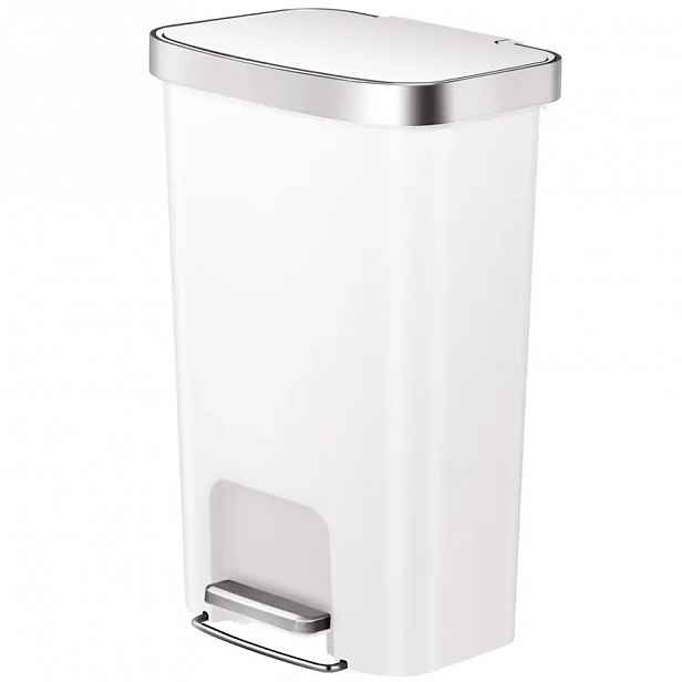 Odpadkový koš Eko Hana 25+25l bílý 625550