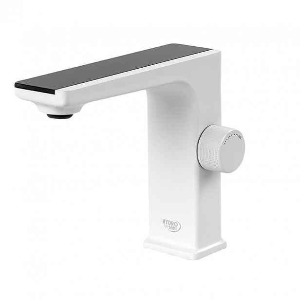 Umyvadlová Baterie Koupelnová F11W Bílá/černá LCD