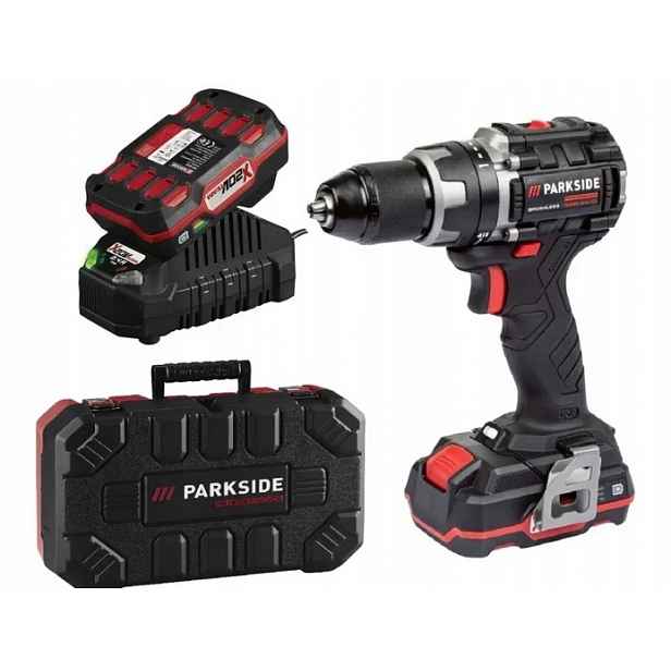 Vrtací šroubovák Parkside Pabsp 20-Li S Akumulátorem 2 Ah A Nabíječkou