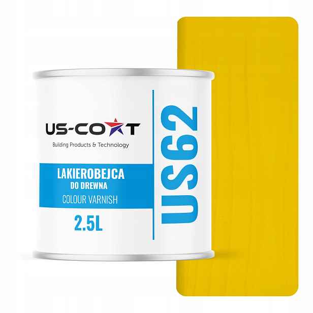 Lakovač Na Dřevo Oken Plotů 3V1 Extra Lazura Uv Žlutý Satén 2.5 L