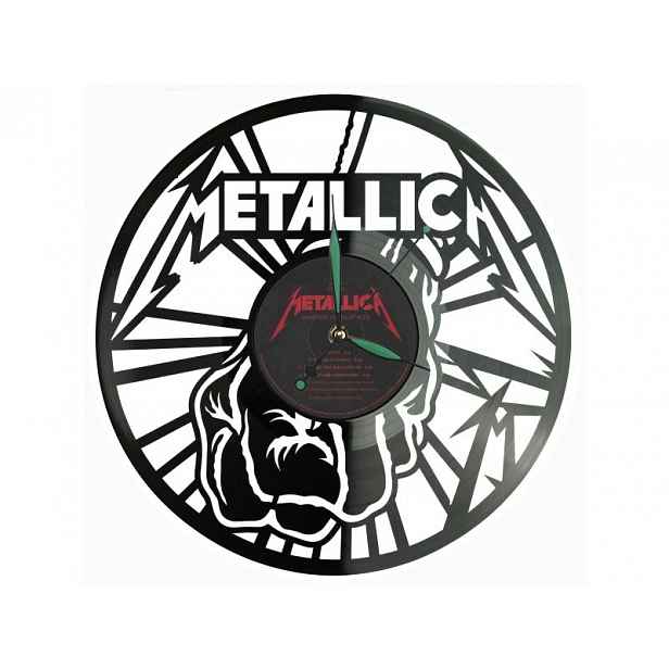 Metallica Dárek Originální dekorace do domu Hodiny z vinylové desky