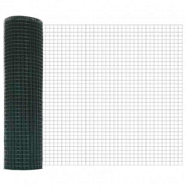 vidaXL Svařovaný drátěný plot 1000 x 60 cm Zelená
