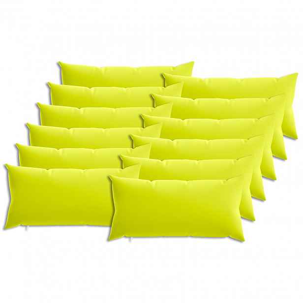 vidaXL Povlak na polštář 12 pcs HEERLEN Jasně zelená 40 x 80 cm