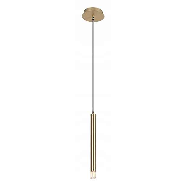 Závěsná lampa Ramira Rabalux zlatá tuba G9 5W moderní kuchyně