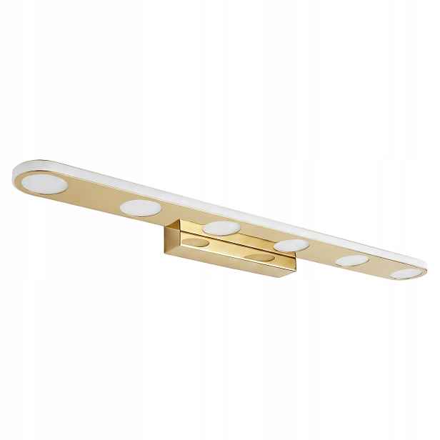 Koupelnové Nástěnné Svítidlo Led 60 cm SWE057-W Gold Zlaté Nad Zrcadlo