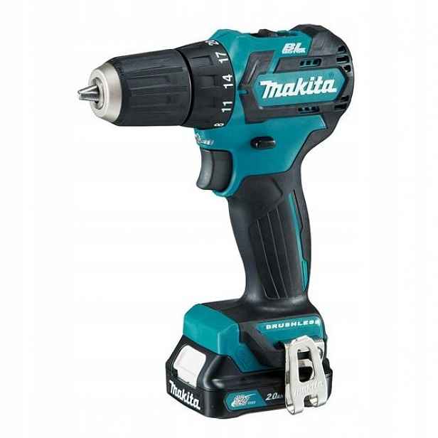 Makita DF332DSAE aku bezuhlíkový šroubovák 12V/2*2Ah Cxt Li-ion