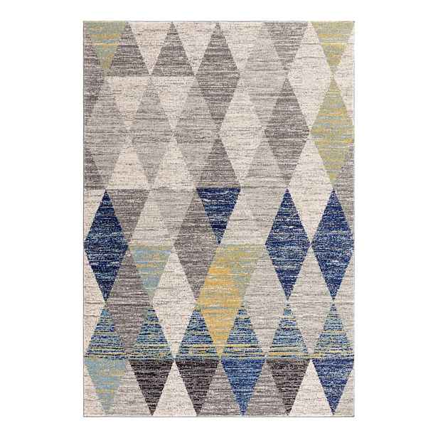 Modrý koberec 80x150 cm Muse Harlequin Blue – Asiatic Carpets